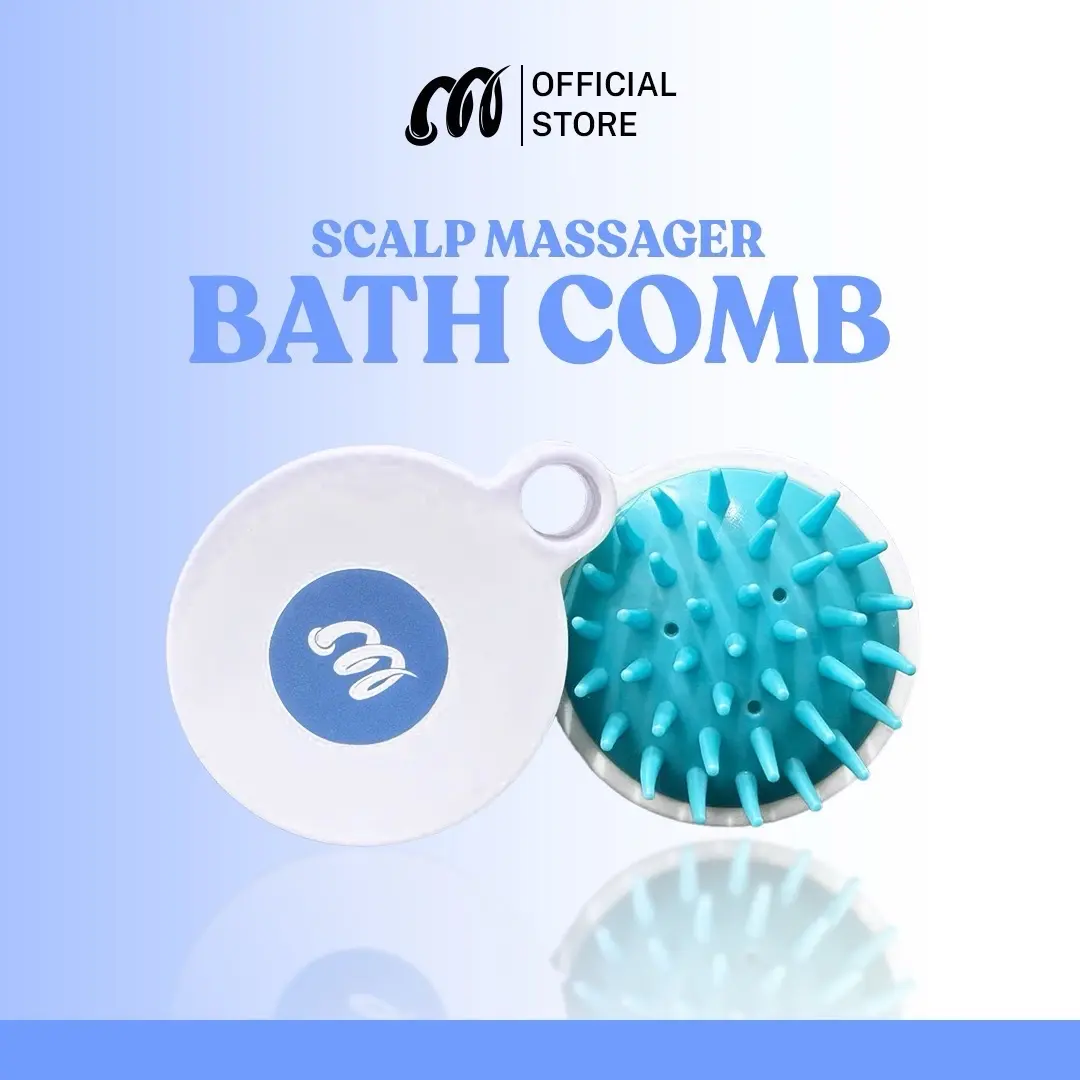 Scalp Massager Bath Comb Sisir Keramas