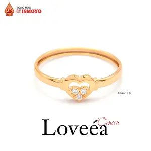 Cincin Emas Mas Asli Model Loveea J5 Ismoyo