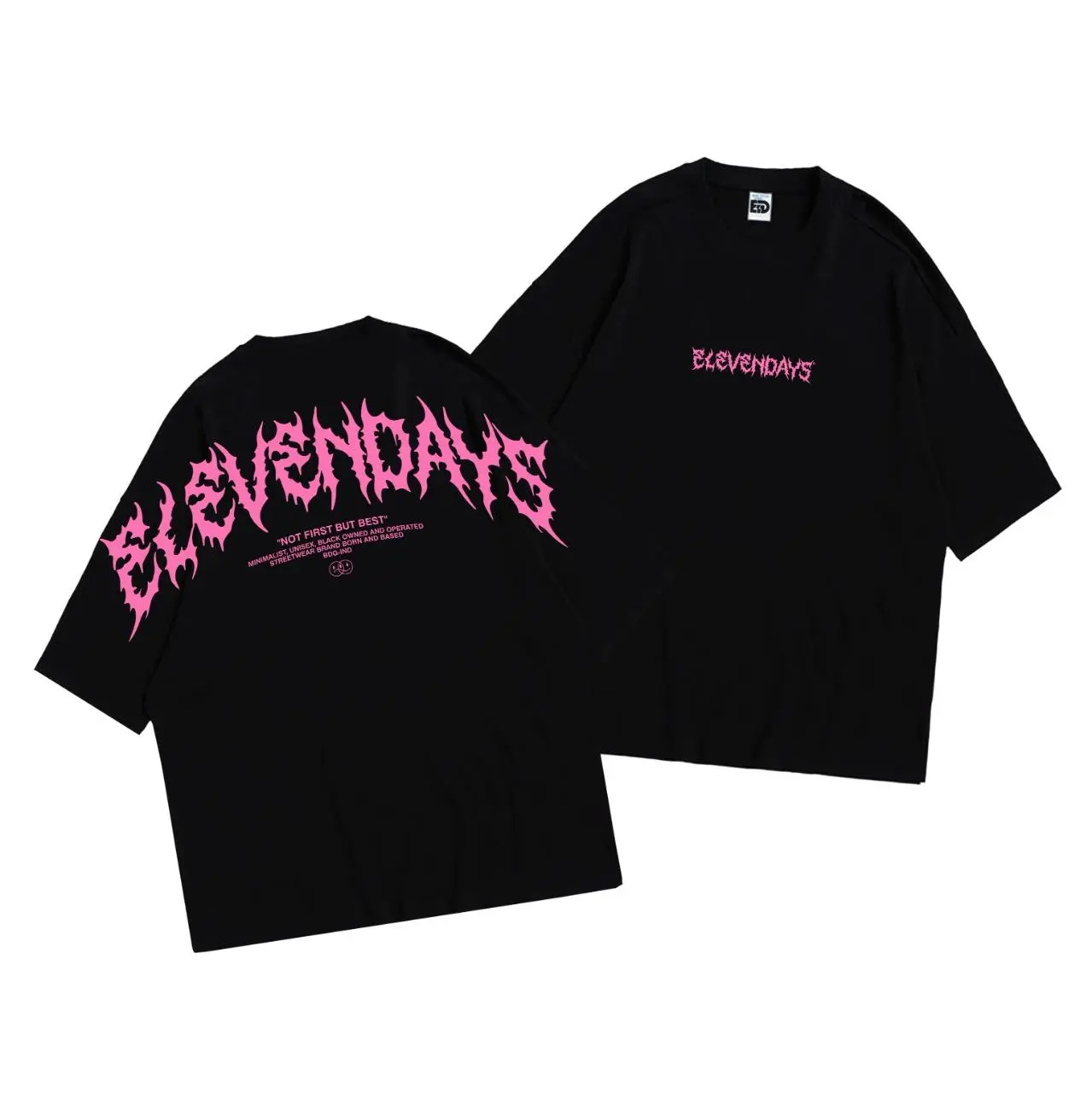 T-shirt oversize fabrics elevendays edpinked | edblackked | edwhite Asian fabrics combed24s T-shirt for Boys Girls viral TikTok 2023