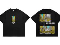 Gambar Hi VABA Oversized New York Tshirt  | Kaos Streetwear Unisex Tee Combed Pria Baju Pendek Distro Printing Panjang Digital Keren Polos - Hitam, S standar dari Hi Vaba.id Kota Administrasi Jakarta Utara 1 Tokopedia