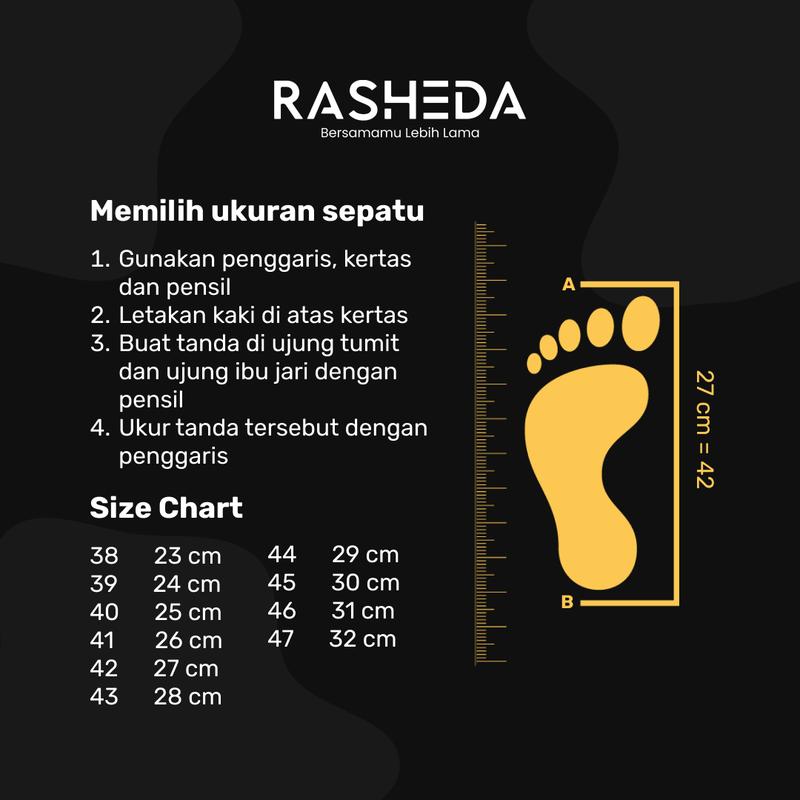Product Introduction of Sepatu Pantofel Pria Kulit Rasheda Series K 02 Formal Slipon Big Size Shoes Kerja Hitam 0