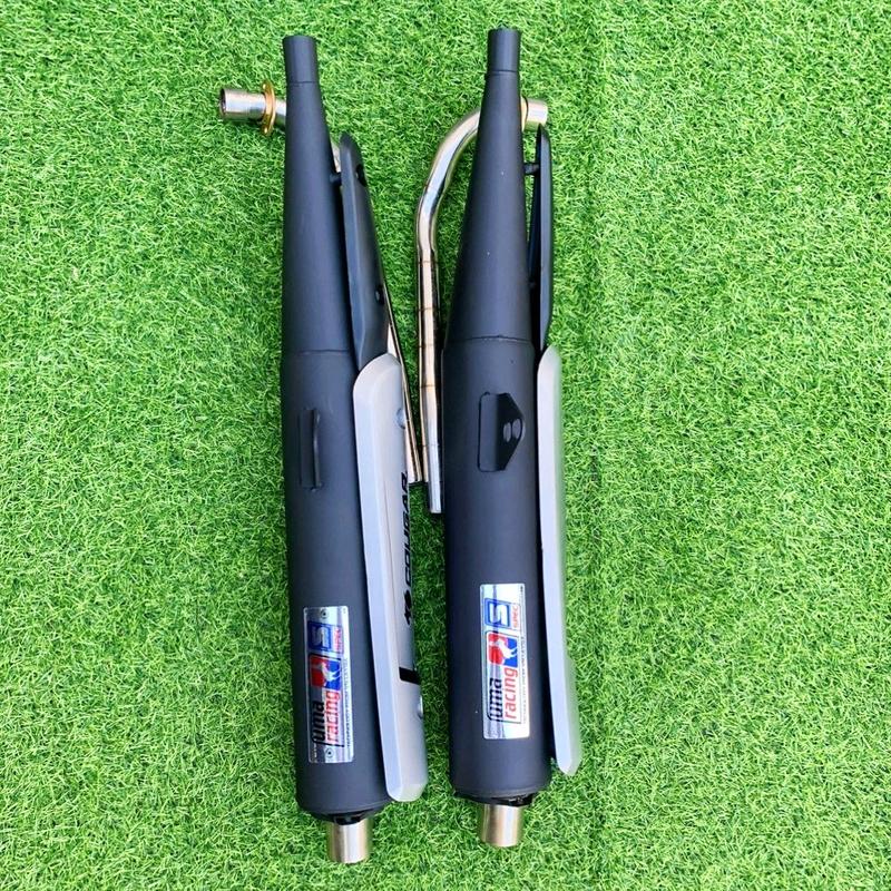 PÔ UMA RACING móc nỉ lỗ thoát inox CỔ INOX gắn SIRIUS JUPITER WAVE DREAM kèm cổ và ốp có nhiều lựa chọn Phụ Kiện Phụ Tùng