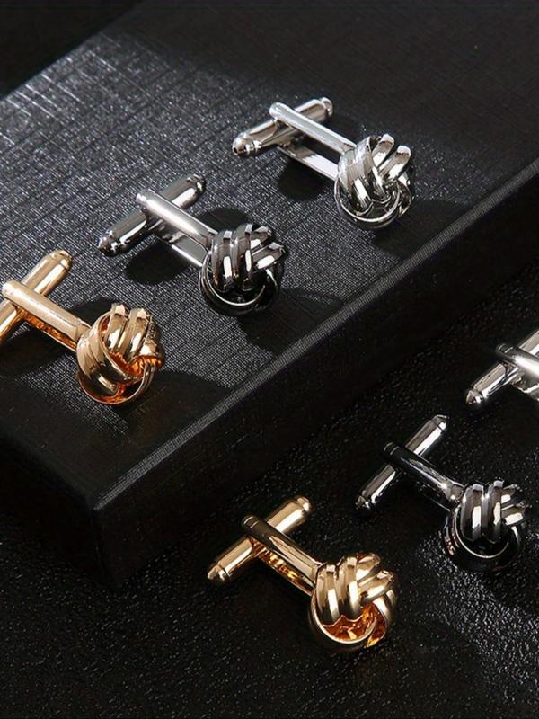 Men's Elegant Cufflinks, Fashionable Minimalist Cufflinks, Trendy All-match & Exquisite Accessories for Birthday Gift 3