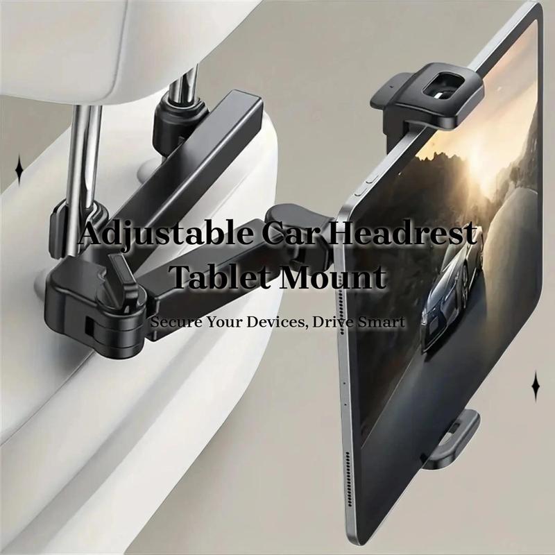 Eary Tablet Holder For Car Headrest Car Phone Stand Mount Back Seat Extension Arm 360°Rotate Adjustable Trip Essentials For Kids - 34