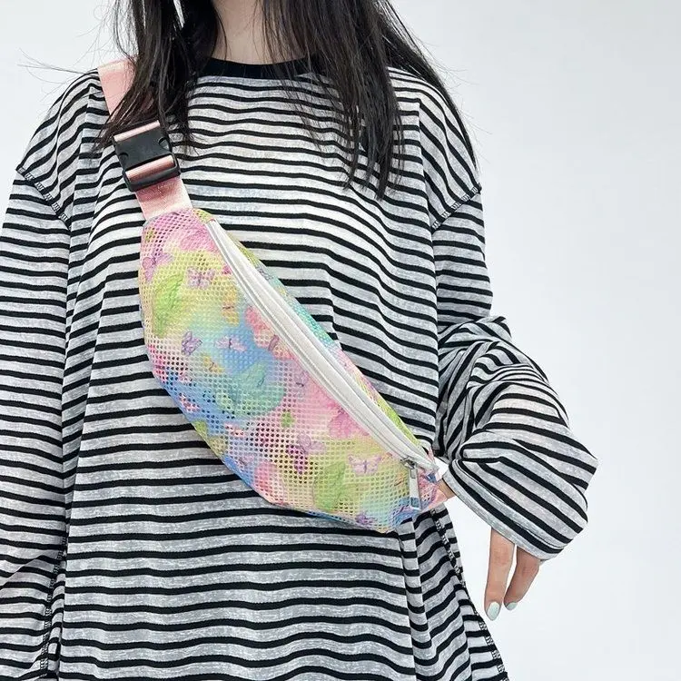Túi Đeo Ngực Túi Đeo Chéo, Phong Cách Hợp Xu hướng Cùng Phong Cách Cho Nam Và Nữ, Làm Bằng Vải Nylon, Thích Hợp Cho Mùa Hè 2024 Bag Phone