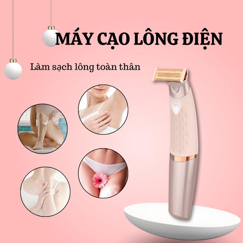 Máy cạo lông diện, làm sạch lông cạo râu toàn thân, máy cạo lông đa năng nam và nữ, dao cạo lông, daocaodanang daocaolongmini 1