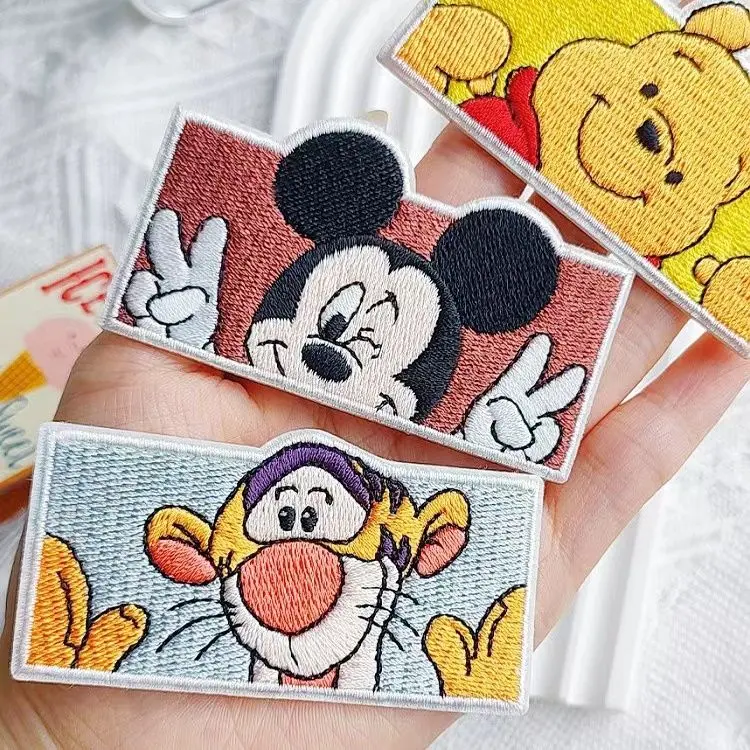 Miếng Dán Vải Thêu, Gấu Pooh Và Mickey, Miếng Dán Quần Áo, Miếng Dán Phục Hồi Lỗ, Miếng Dán Jean, Bộ Sưu Tập Người, [9572 Miếng]