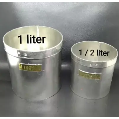 TAKARAN BERAS / LITERAN BERAS UK  1/2 LITER / 1 LITER / 2 LITER