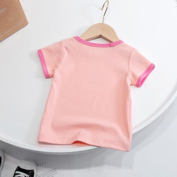 Product Introduction of Girls' Short Sleeve T-Shirt New Summer Thin Children's Fashion Kids' Half Sleeve Top 21