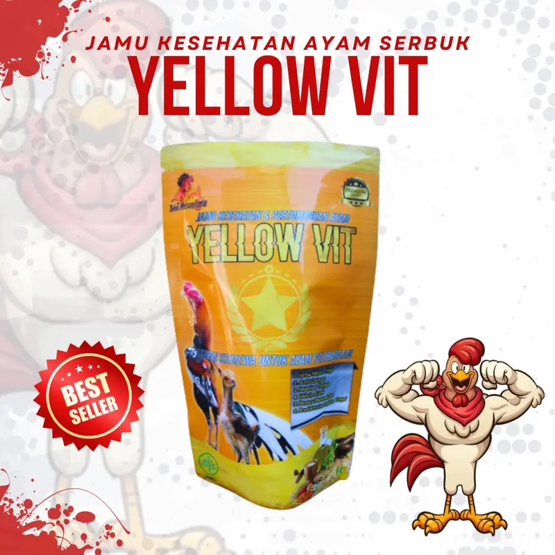 Jamu kesehatan ayam yellow vit vitamin herbal kesehatan ayam 0