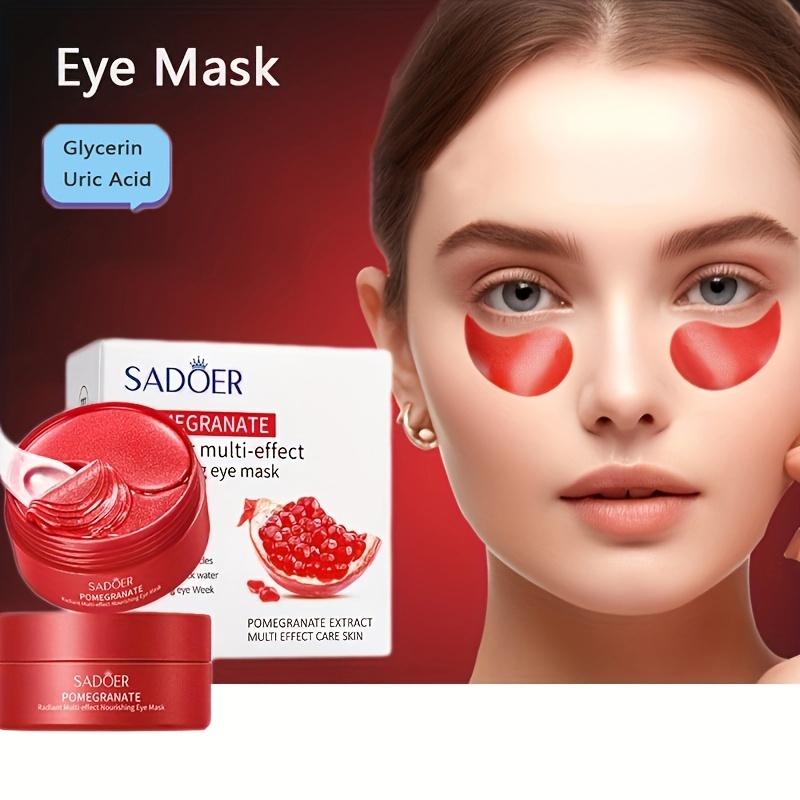SADOER Pomegranate Essence Eye Pads, 60 pieces per box, Moisturizing, Firming…