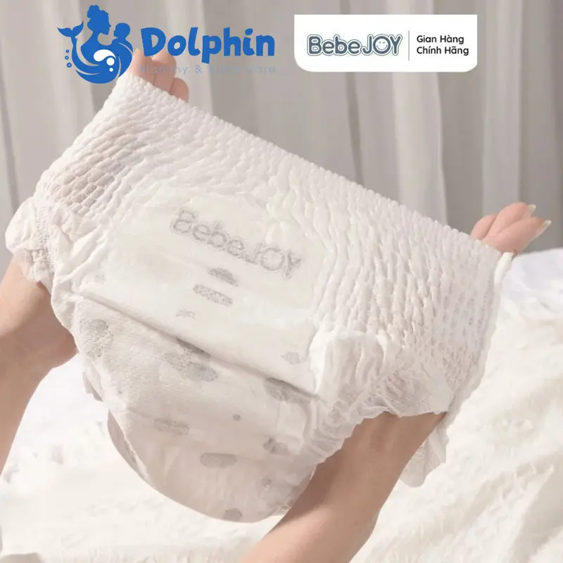 3 miếng bỉm dùng thử bỉm Bebejoy Hàn Quốc - tã bỉm siêu thấm hút 4s, siêu mỏng 15mm 5
