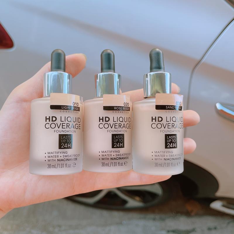 {30ml} Kem nền kiềm dầu Ca-tr-ice H--D 24h Độ che phủ tốt mỏng mịn dung tích 30ml