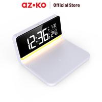 Gambar AZKO Forhom Jam Meja Led Digital Dengan Wireless Charger - Putih Desk Clock Jam Meja Alarm Jam Kecil Charging Wireless dari AZKO ID Kota Administrasi Jakarta Selatan 1 Tokopedia