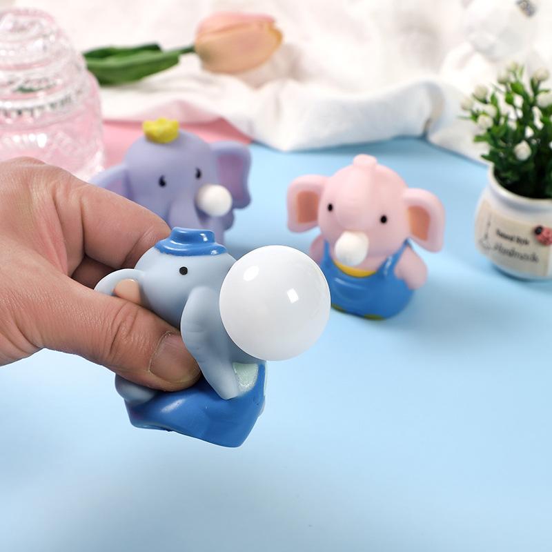 Product Introduction of Decompression and Spitting Pig Cute Blowing Bubble Squeeze Duck Decompression Vent Children Toys Pig Spitting Bubble Squeezing Toy 10