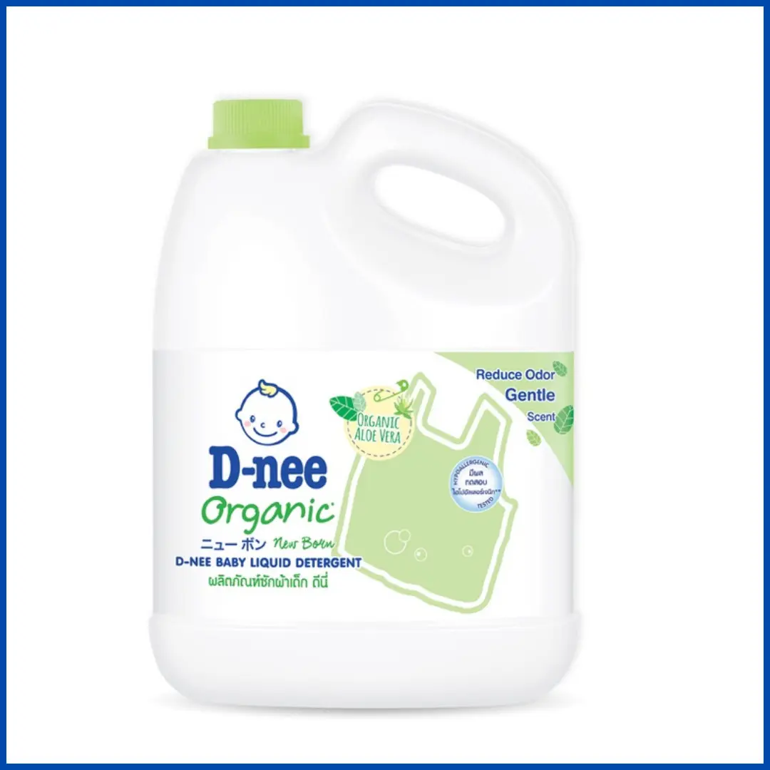 Nước giặt DNEE Thái Lan 3000ml siêu thơm, hàng chính hãng thái lan, dnee xanh lá Cho Bé