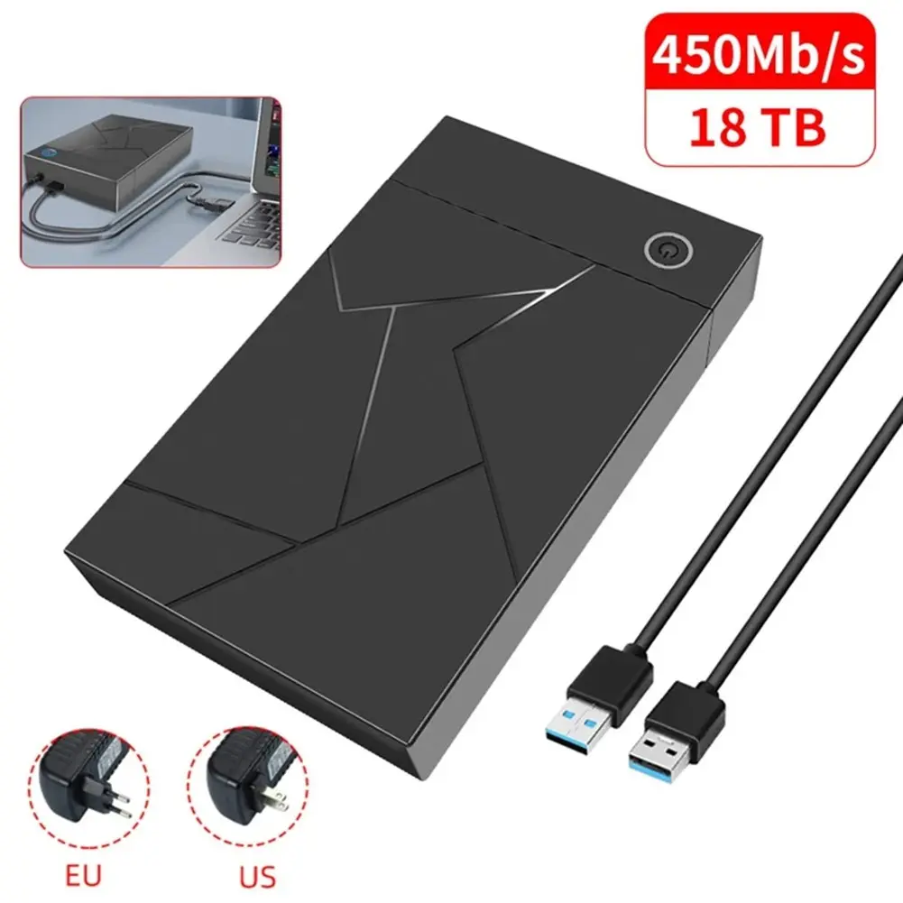 🏃‍ WOTK 🏃‍ 3.5 Inch HDD Enclosure USB 3.0 To for SATA External Solid State Hard Drive