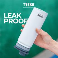 Gambar Tyeso TS-01034 Doff Tumbler Botol Minum 600ml  Stainless Steel Anti Tumpah Double Vacuum Insulated Sports - Light Pink 201-34 dari Tyesoofficial.id Kota Tangerang 5 Tokopedia