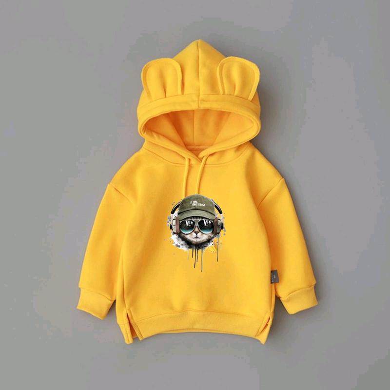jaket Dino anak sweater gambar Dino Hoodie Dino T-rex Santai 6