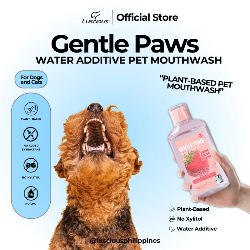 Gentle Paws Pet Dental Wipes Teeth Cleaner For Dogs Cats Pet