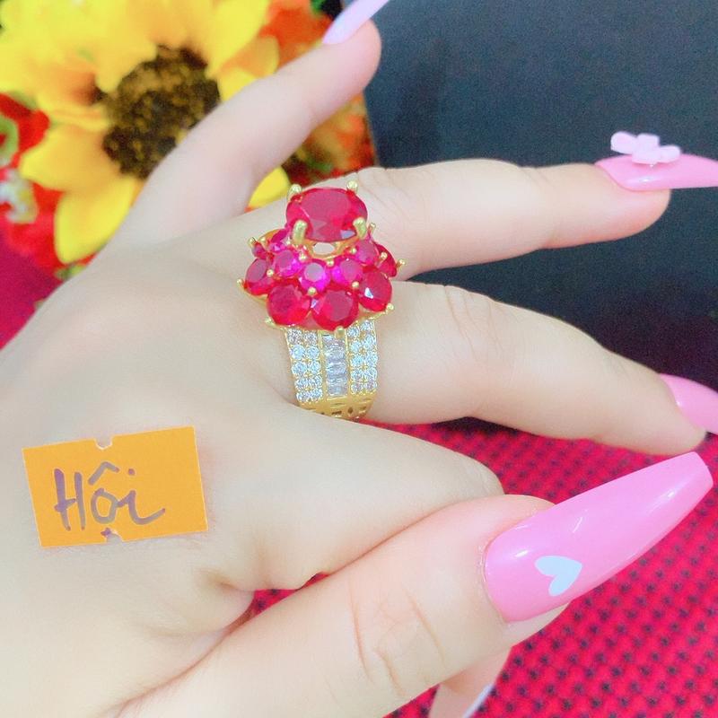 Nhẫn nữ hội bền màu, không đen không rỉ đẹp!! Voi Women 4