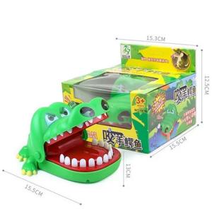 Novelty Prank Reaction Training Educational Toy Crocodile Teeth Bite Finger Children Adult Parent-Child Interactive Toy