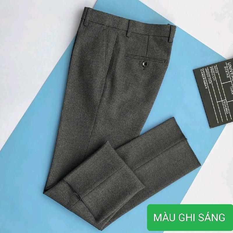 Quần Tây Nam Trung Niên 0LY Co Giãn 4 Chiều Chưa Lên Gấu