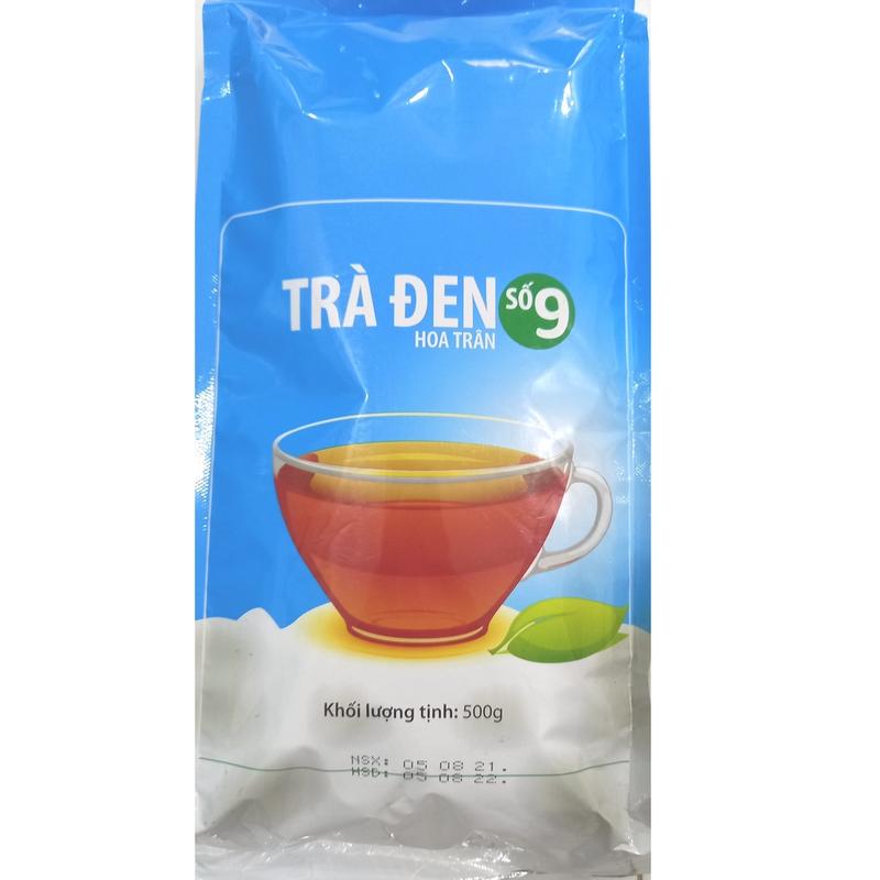 Trà Đen Hoa Trân Số 9  - Pha trà sữa, trà tắc, trà trái cây gói 500g Nước Trà Chè Tea Chua