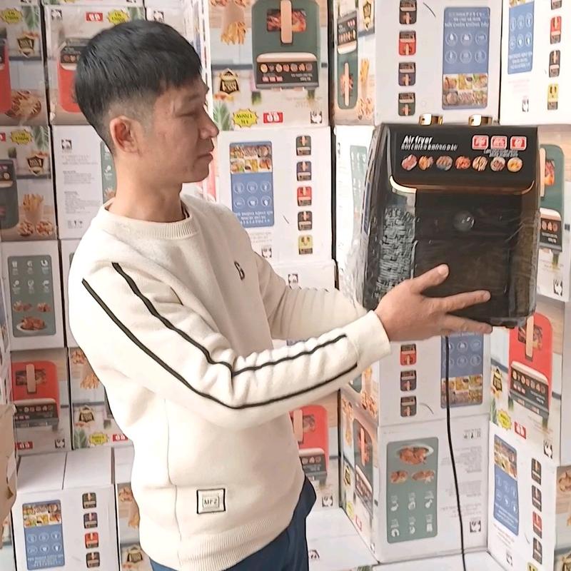 Nồi chiên không dầu 10_12_13_15_16L công suất 1500_1700w model mới. 3