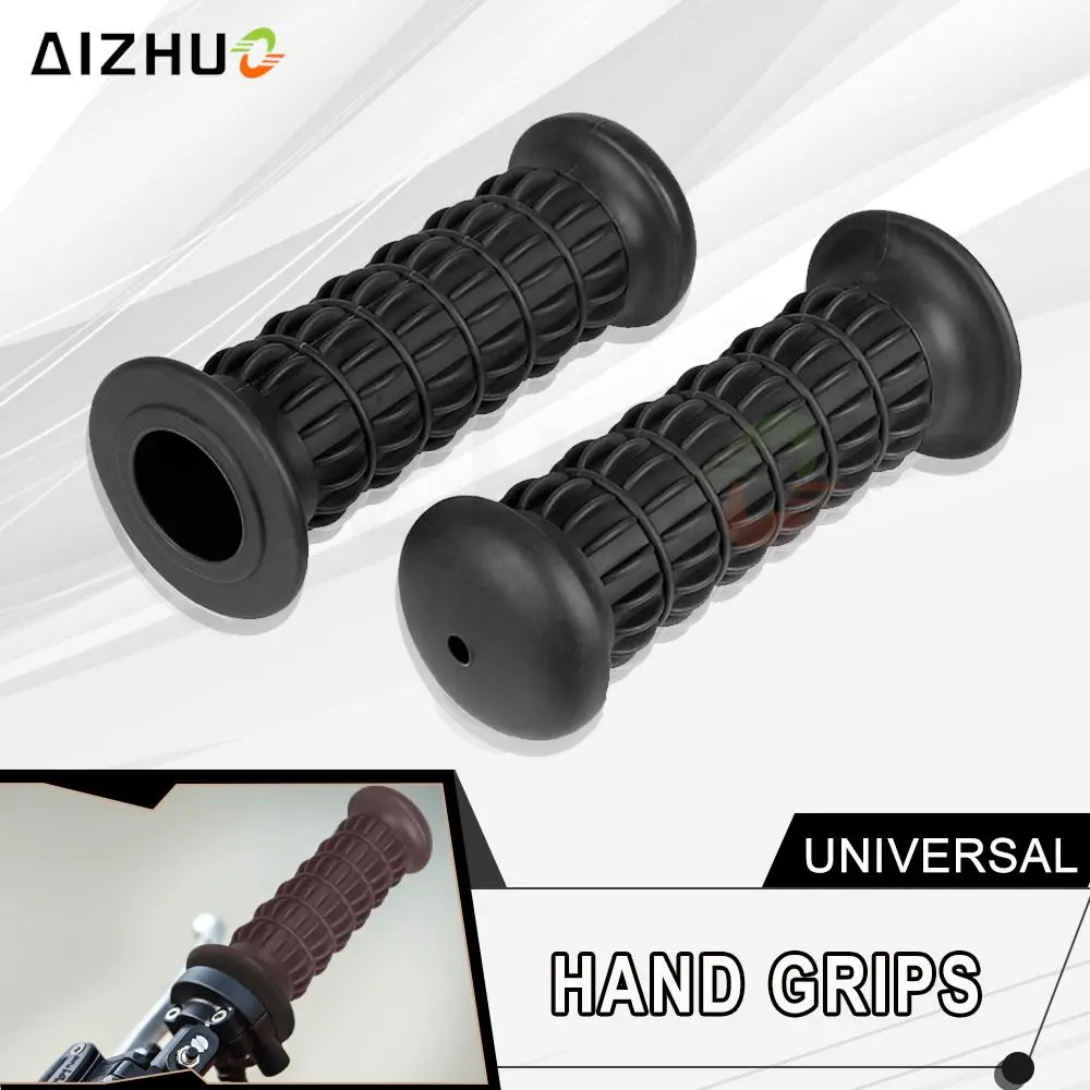 Tay Cầm Tay Cầm Cao Su, Phong Cách Cổ Điển, Thích Hợp Cho Xe Máy, Thông Dụng, Có Kích Thước 1 Inch, 25Mm, Tay Cầm Thanh Tay Cầm