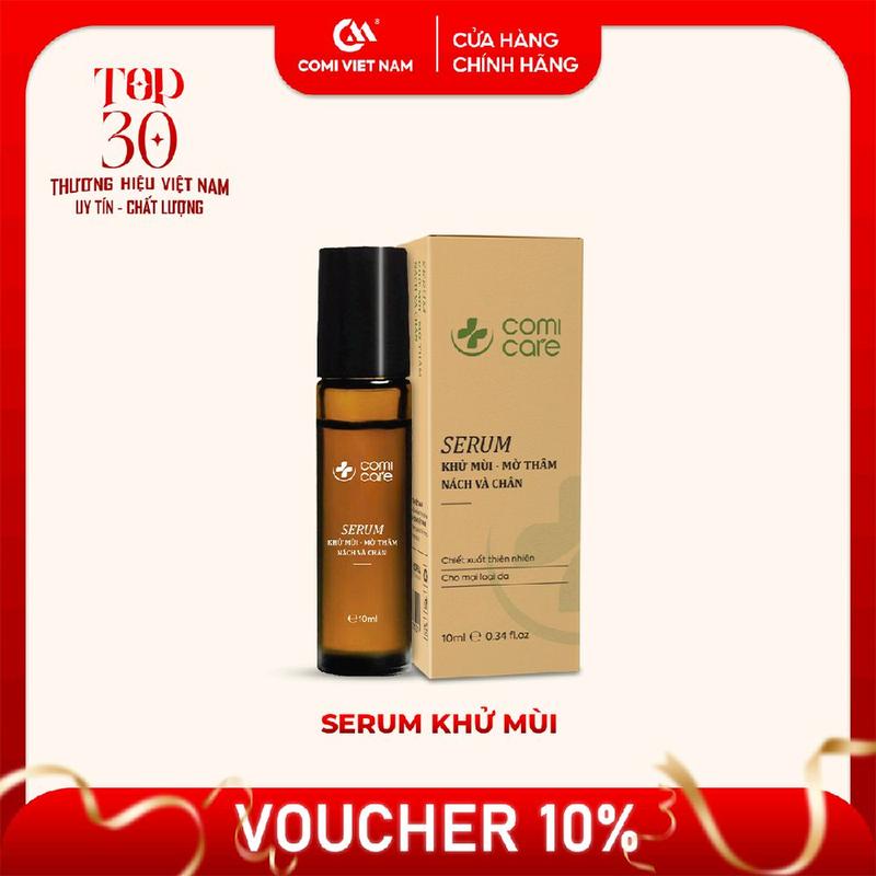 Serum Khử Mùi Và Hỗ Trợ Giảm Thâm Nách Comi Lọ (10ml). Nam,Nữ Đều Dùng Được Women Khử Mùi Hôi