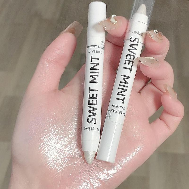Long Lasting Highlighter Pen, 1 Count Shimmering Highlighter Stick, Natural Eyeshadow Pen for Woman and Girls 3