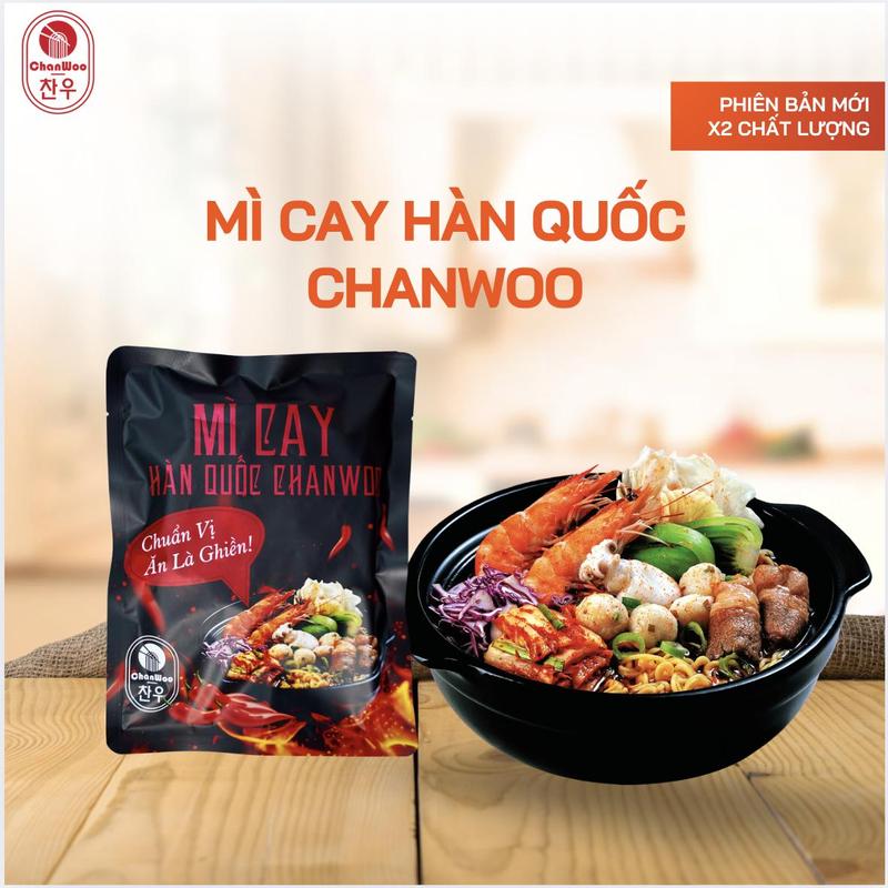 Set 25 Gói Mì Cay Chanwoo Phiên Bản Mới - (Tặng 10 Gói Mì Cay) 3