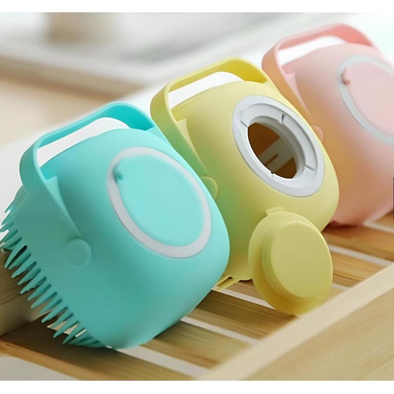 Bàn Chải Tắm, Bông Tắm Silicon Dành Cho Chó Mèo Bàn Chải Tắm Thú Cưng Cao Cấp Mềm Mại TIện Lợi Dễ Sử Dụng M275