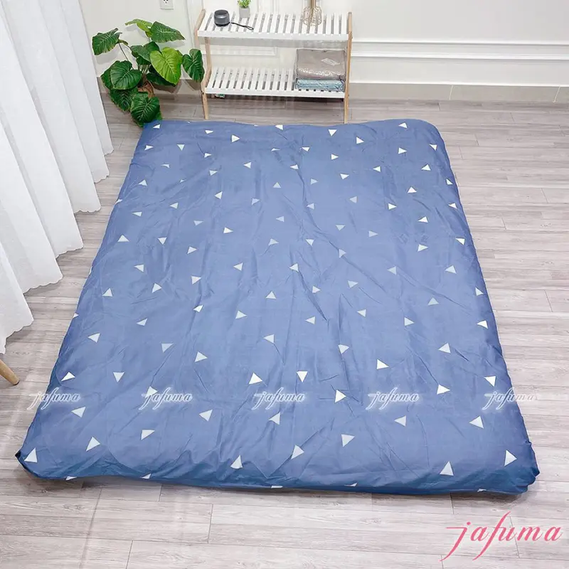 Áo bọc nệm topper 2 mặt có khóa kéo, Vỏ Bao Nệm Jafuma Cotton Poly và Thun Lạnh Ý | Nệm 3-10cm, ga giường thun lạnh 5