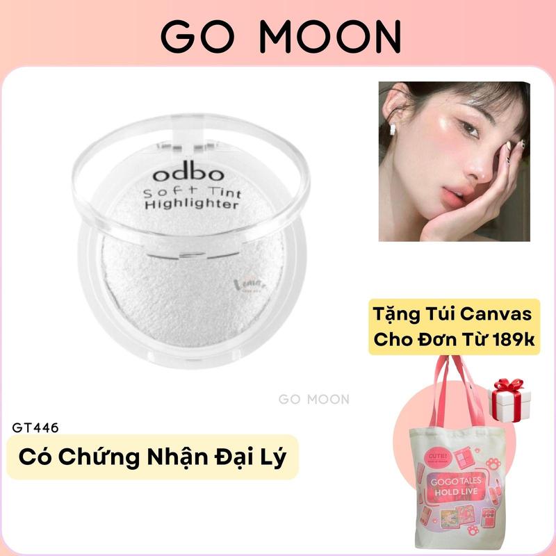 Phấn Bắt Sáng Mini highlight Odbo tròn lì Soft Tin OD173 tạo khối Có Nhũ Chuẩn lung linh Makeup 4g dễ lên màu lâu trôi Cosmetic Mỹ Phẩm highlight lì Women Nữ