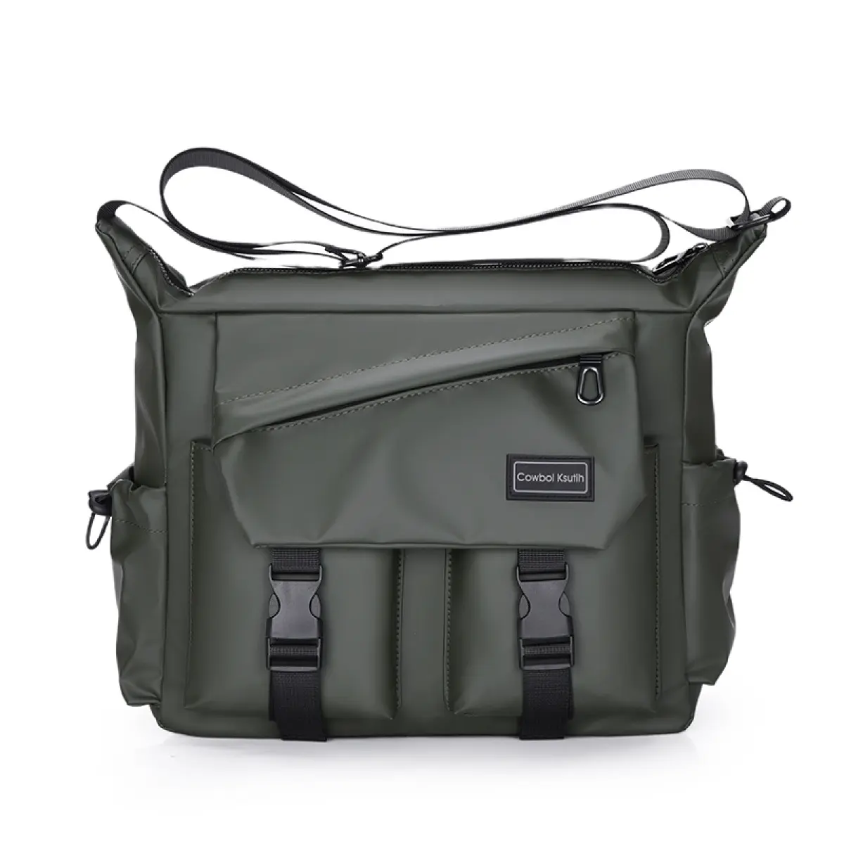 2025 new men's messenger bag tooling style casual men's bag large-capacity fashion shoulder bag personalized messenger bag