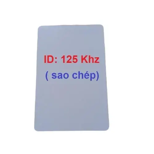 Thẻ từ trắng RFID 125Khz - Thẻ ID sao chép được, dùng kiểm soát nhân viên, thẻ thang máy ... 1