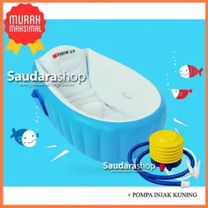 Kolam Mandi Baby Intime YT226A / Bath Tub Mandi Anak Lucu- Biru