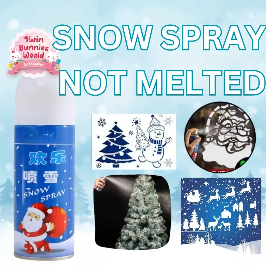 Not Melted Window Snow Spray Spray Template Spray Mould Christmas Template Tree Spray Glass Spray Decoration Use
