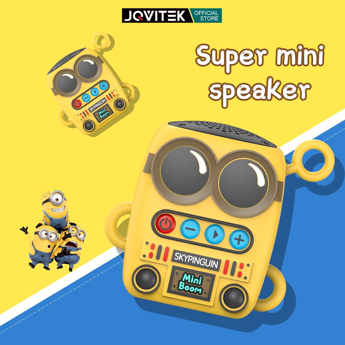 【รับประกัน3เดือน】JQVITEK S52 ลำโพงบลูทูธ ไซส์มินิ Yellow Person IP65 กันน้ำกันฝุ่น  ดีไซน์สุดเก๋ พกพ