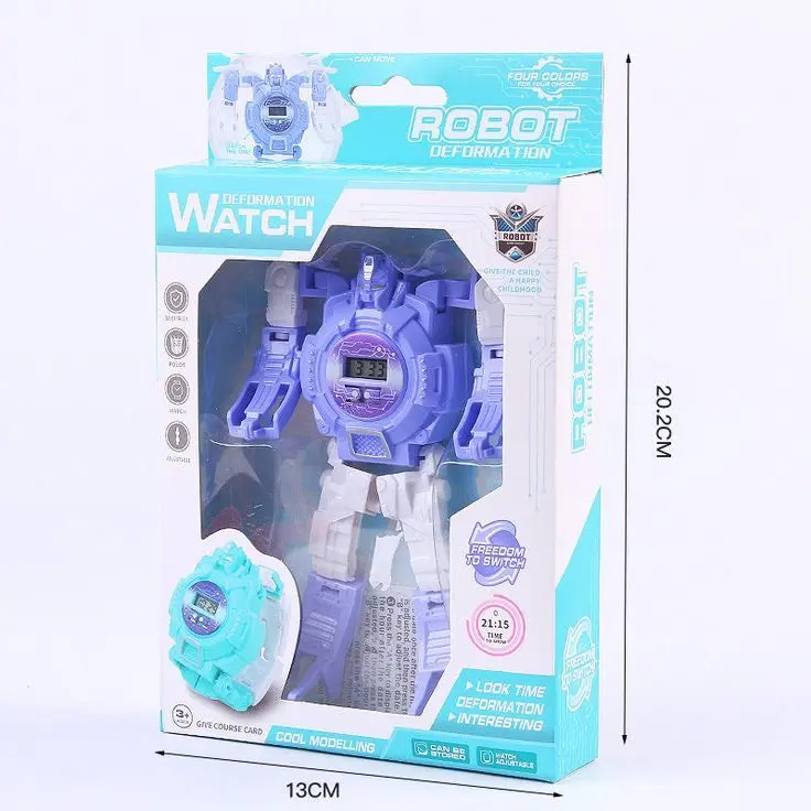 Đồng Hồ Robot Đồ Chơi Biến Hình Cho Bé FullBox Giúp bé khám phá Ba Me làm quà tặng cho con yêu
