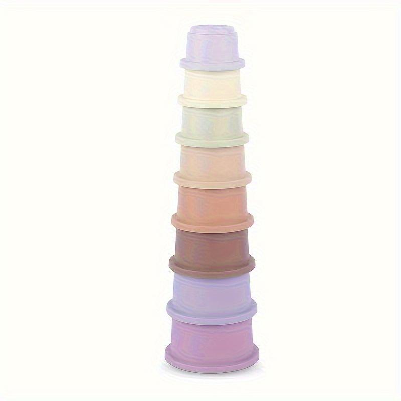Product Introduction of Rabbit Stacking Cups Feeding Toy, 1 Set Reusable Rabbit Feeding Toy, Pet Feeding Supplies for Small Animals, Rabbit & Pet Supplies 7