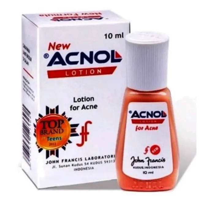Acnol Lotion Obat Jerawat 10ml Untuk Wajah Berjerawat