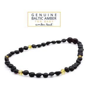 AMBER BEAD-  Kalung amber tumbuh gigi bayi. BE187