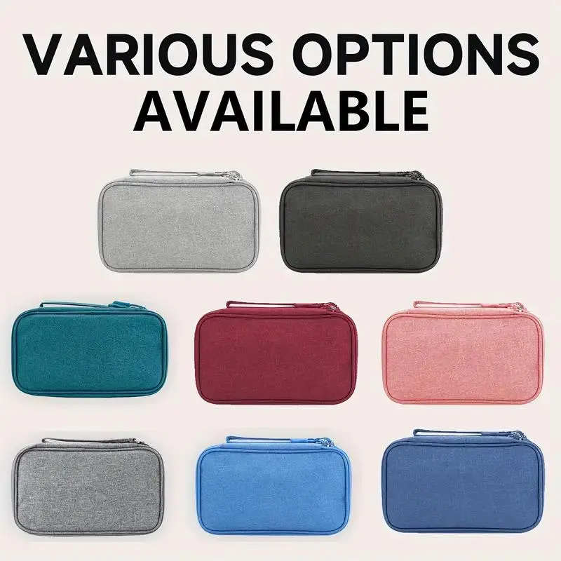 Multi-grid Travel Storage Bag, 1 Count Waterproof Electronic Product & Accessories Storage Bag, Durable Storage Organizer for Travel Office 6