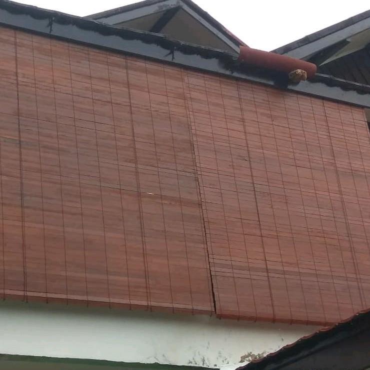 Krey Tirai kayu Indoor Outdoor motif 1 warna Tahan air 7