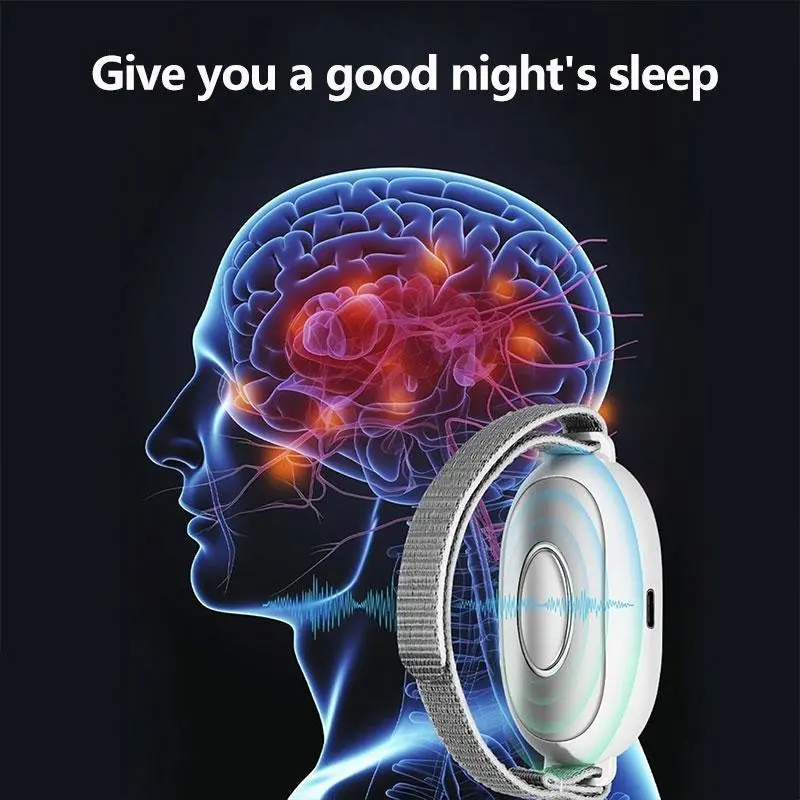 USB Rechargeable Handheld Sleep Aid Instrument, 1 Box Portable Sleep Massager, Personal Care Appliances for Home & Travel 4