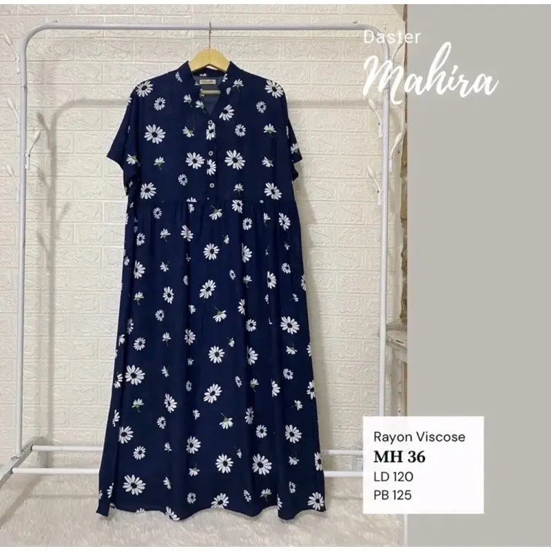Nura Collection Official - Daster Mahira Motif - Daster Wanita Model Terbaru Bahan Katun Rayon Viscose 2