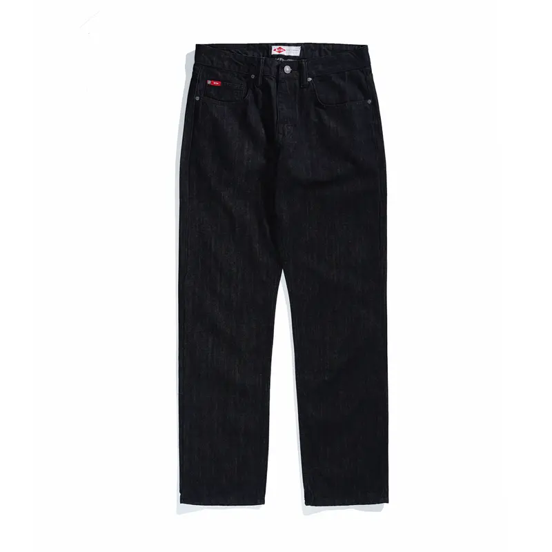Lee Cooper Straight Fit Jeans Harry Rinse Black Rustic 4